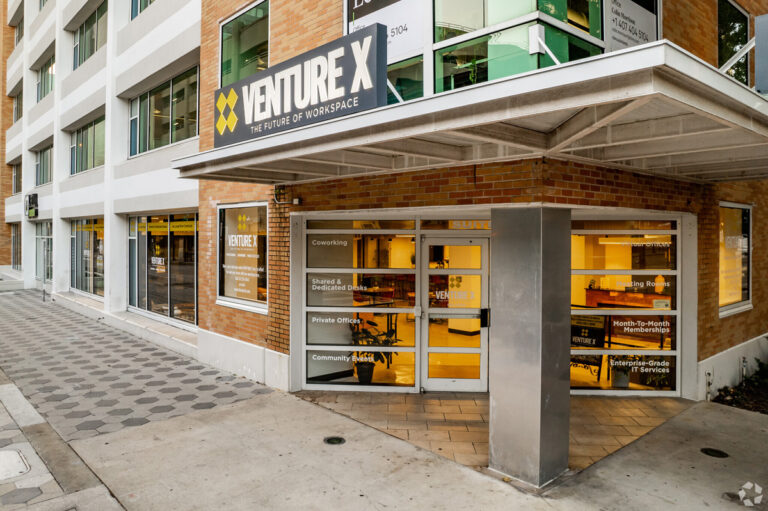 The Venture X entrance in downtown Orlando